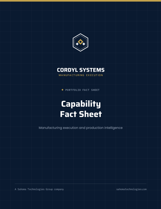 Cordyl Systems Fact Sheet cover